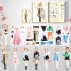 Magnetic Princess Dress Up Paper Doll, 2025 Paper Dolls Magnetic Dress Up Dolls for Girls Ages 4-7, Pretend Play Toys Magnet People Clothes Puzzles Game for Girls Imagine Set Birthday Gift (F Set) view 1