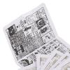10pcs Lifelike Miniature Newspaper 1/12 1/6 Handmade Dollhouse Study Accessories for Dollhouse Decoration Mini Print Newspapers view 2