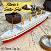 2-Pack Britannic Model Ship & Olympic 1 Ft Long Assembled Titanic Toys For Kids, Historically Accurate Titanic Toy, Titanic Ship, Titanic Cake Topper, Titanic Figurine, Titanic Boat, Titanic Replicas view 2