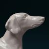 1:12 Scale Dachshund Miniature Cute Dollhouse Figurine, Small DIY Diorama Pet by Stereocat (Male (63mm), Unpainted Gray) view 4