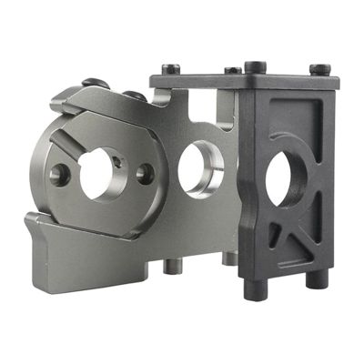 JunZheHub 2pcs Aluminum Engine Mount/Holder for HSP RC 1:10 Car, Gray