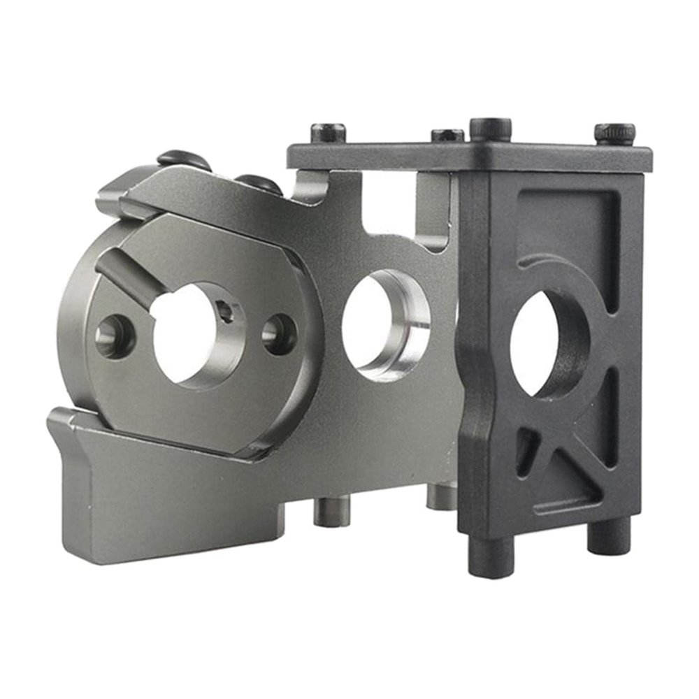 JunZheHub 2pcs Aluminum Engine Mount/Holder for HSP RC 1:10 Car, Gray