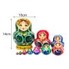 JunZheHub 10 Layer Russian Matryoshka Dolls for Collecting and Displaying, Green view 2