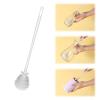 360 Silicone Bottle Brush, Soft Bristle Cup Cleaner Brush Long Handle Flexible Water Bottle Cleaning Brush for Lid Teapots Bowls Containers Narrow Area (White) view 1