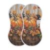 FLildon Muslin Burp Cloth for Baby 1PC Fall Birds Pumpkin Thanksgiving Super Absorbent Burping Cloths, Bibs for Newborn Boys Girls view 2