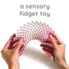 Morf Fidget Sensory Spring Berry  3D Slug Spring Toy for Kids, Teens, and Adults - Stretchy, Quiet, Stress and Anxiety Relief, Focus - for Play, School, Work Gifts, Great for Classroom, Office view 2