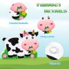 WERNNSAI Dairy Cow Piata - Farm Animal Party Game Cow Pinata for Girls Birthday Party Decorations Kids Happy Party Favor Supplies with Bat Blindfold, Farm Theme Candy Toys Filler view 4