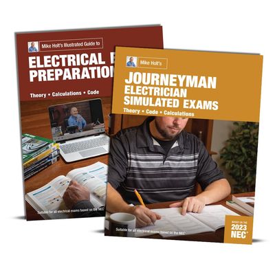 2023 Mike Holt Electrical Exam Preparation and Journeyman Electrician Simulated Exams