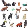 16PCS Forest Animals Baby Figures, Woodland Creatures Baby Toy Figurines, Miniature Toys Cake Toppers Cupcake Toppers Birthday Gift Educational Toys for Kids view 4