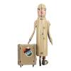 Wind Up Toy, Wind Up Walking Traveler Toy Nostalgic Retro Clockwork Toy Adult Collection Tinplate Wind Up Toy Home Bar Decoration view 3