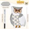 WERNNSAI Night Owl Piata - Owl Wicked Pinata Hanging Woodland Forest Party Decorations for Kids Birthday Animal Shower Party Game Favor, with Blindfold and Bat view 3