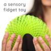 Morf Fidget Sensory Spring Green  3D Slug Spring Toy for Kids, Teens, and Adults - Stretchy, Quiet, Stress and Anxiety Relief, Focus - for Play, School, Work Gifts, Great for Classroom, Office view 2