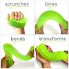 Morf Fidget Sensory Spring Green  3D Slug Spring Toy for Kids, Teens, and Adults - Stretchy, Quiet, Stress and Anxiety Relief, Focus - for Play, School, Work Gifts, Great for Classroom, Office view 3