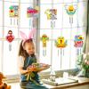 16 Pack Easter Jesus Loves Me Crafts for Kids Wooden Religious Wind Chime Crafts Kits Make Your Own Christian Crafts Wooden DIY Arts for Party School Classroom Decorations Supplies Birthday Favors view 4
