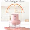 100ML/250ML Electric Baby Food Processor, Baby Food Maker, Food Chopper Household Blenders for Garlic Veggies, Dicing, Mincing, Puree, Wireless Portable Grinder, Baby Food Mills (250ML) view 4