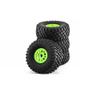 1/7 1/8 RC Short Course Tires 4 Pcs 138mm RC tires Plastic wheels 12mm Hex Suitable for most 1/7 1/8 RC On-Road tires For example, FS DF7 UDR MOJAVE ATOM W99 etc. view 1