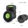 1/7 1/8 RC Short Course Tires 4 Pcs 138mm RC tires Plastic wheels 12mm Hex Suitable for most 1/7 1/8 RC On-Road tires For example, FS DF7 UDR MOJAVE ATOM W99 etc. view 4