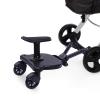 Universal Stroller Board with Wheels,2 in 1 Sit and Stand Stroller Board, Stroller Standing Board, Stroller Attachment for Toddler to Ride, Holds Children Up to 55lbs view 1