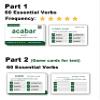 500+ Spanish Verbs Learning Flash Cards Flashcards for Beginners & Adult & Children 12+ (60 Essential Spanish Verbs + 60 Test Cards + 440 Basic) Tense Conjugation view 3