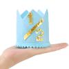 BAOBAOJOY 1/2 Blue Crown Hat for Boys, Cute Birthday Party Crown for Boys and Girls, Birthday Party Decorations(1/2 Blue Hat) view 3