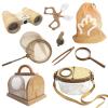 Bug Catcher for Kids Explorer Kit Kids Bug Catching Kit, Bug Catcher Kit for Kid with Binoculars, Magnifying Glass, Butterfly Kit for Aged 3+ (Brown) view 1