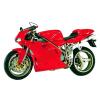 Collection 1:12 for Ducati 916 Motorcycle Model Assembly Version Simulation Alloy Ornaments view 4