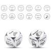 Bachelor Bachelorette Party Games, 2 Pcs Fast Food Decision Dice, Valentines Day Gifts for Husband Wife Boyfriend Girlfriend, Qwixx Dice Game, Valentine's Day Gifts for Women Men, Couple Gift for Him view 2