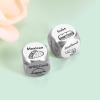 Bachelor Bachelorette Party Games, 2 Pcs Fast Food Decision Dice, Valentines Day Gifts for Husband Wife Boyfriend Girlfriend, Qwixx Dice Game, Valentine's Day Gifts for Women Men, Couple Gift for Him view 3