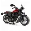 Collection Motorcycle Model Light & Sound Effect Diecast Birthday Gift 1/14 for Harley Alloy(Red) view 1