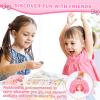 3 in 1 Princess Art Craft Kits, DIY Dress Up Game Set with Diamond Art, Dress Up Sticker Books, Paper Makeup Activity Art Craft Kits for Girls Ages 4 5 6 7 8 9+ Year Old, Ideal Birthday Gift (Style 1) view 3