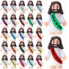 Bememo 25 Pcs Little Jesus Figures Original Design Jesus Love You Mini Rubber Toys to Hide and Seek Christmas Religious Party Favors Sunday School Baptism Gifts(Colorful) view 1
