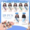 Bememo 25 Pcs Little Jesus Figures Original Design Jesus Love You Mini Rubber Toys to Hide and Seek Christmas Religious Party Favors Sunday School Baptism Gifts(Colorful) view 2