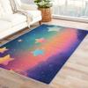 Xyzdorv Kids Star Rug 5x7 for Girls Bedroom - Night Sky Room Decor Large Area Rugs, Galaxy Carpet for Nursery Playroom Classroom, Soft Non Slip Washable Floor Rug view 1