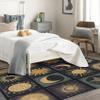 Xyzdorv Kids Sun and Moon Rug 6x9 for Childrens Bedroom - Celestial Room Decor Large Area Rugs, Mystical Zodiac Carpet for Nursery Playroom Classroom, Soft Non Slip Washable Floor Rug view 4