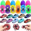 12 Pack Prefilled Easter Eggs with Toys, Cars Fidget Spinner Toys Easter Basket Egg Hunt Stuffers, Pre Filled Easter Eggs Fillers for Kids Gifts Party Favors, Goodie Bag Stuffer, Easter Prizes view 1