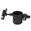 2 in 1 Cup Holder for Pram, Universal Stroller Cup Holder, Drink Coffee Cup Holder with Phone Holder Organizer for Stroller, Pushchair, Buggy, Bike (Black) view 3