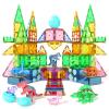 Asago Dinosaur Toys Magnetic Tiles Set - 2 Eggs, 2 Baby Dinos & 5 Large Dinosaurs for Kids 3-5, 105pcs Magnetic Building Blocks for Toddlers 1-3 4-8Magnet Tiles Educational Toy for Boys Girls view 1