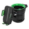2 in 1 Cup Holder for Pram, Universal Stroller Cup Holder, Drink Coffee Cup Holder with Phone Holder Organizer for Stroller, Pushchair, Buggy, Bike (Green) view 1