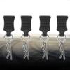 NOENNULL 4pcs Universal RC Car Body Clips with Pull Tabs Pins for 1/8 1/10 1/12 RC Car Shell Replacement Parts (Black) view 3