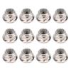 12PCS Non Slip Tire 4mm Lock Nut for Axial SCX10 1/10 RC Model Car (Silver) view 1