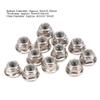 12PCS Non Slip Tire 4mm Lock Nut for Axial SCX10 1/10 RC Model Car (Silver) view 2