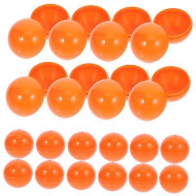 DECHOUS 50pcs Lottery Small Balls Openable Raffle Balls Party Supplies Plastic Reusable for Annual Meeting
