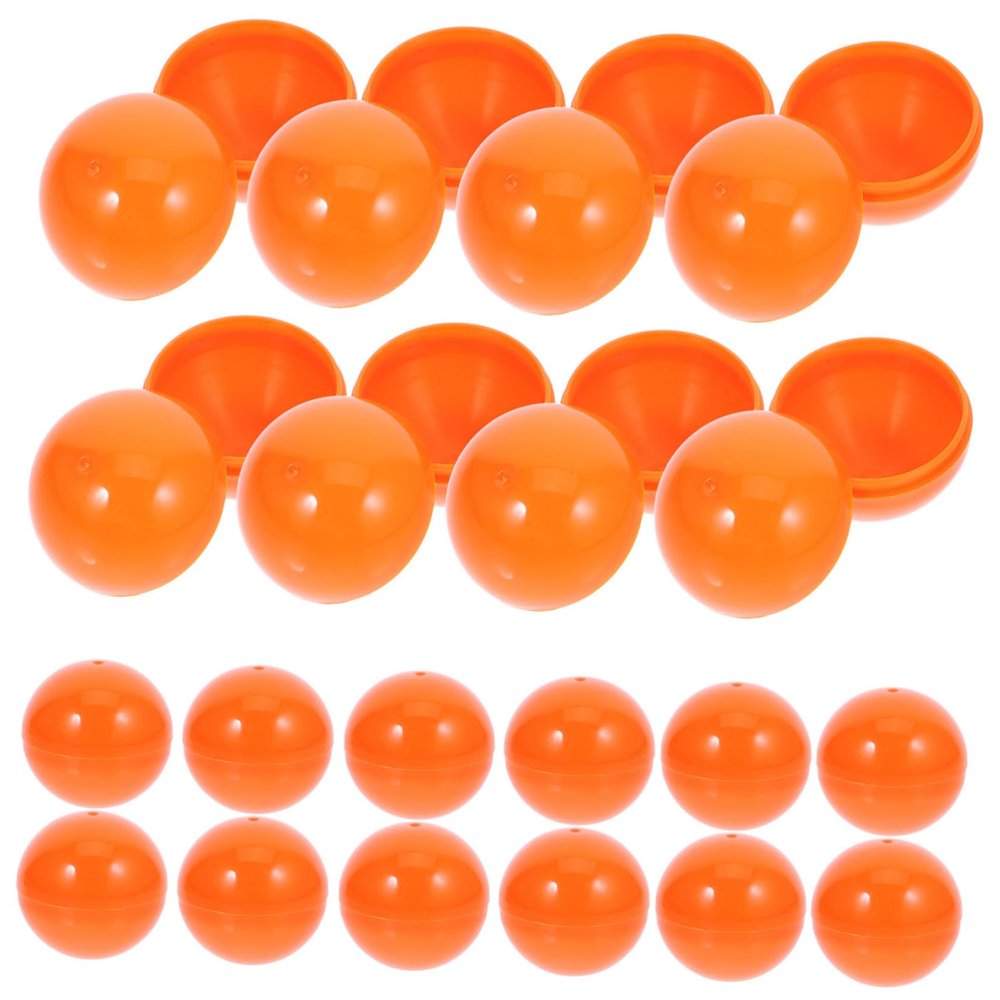 DECHOUS 50pcs Lottery Small Balls Openable Raffle Balls Party Supplies Plastic Reusable for Annual Meeting