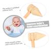 Hoement 10pcs Wooden Pounding Toys Mini Hammers Set Child-safe Mallets Wooden Hammer Toy for Boys and Girls view 2