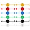 12pcs Game Spinners, 3.94 Inch Plastic Arrow Game Spinners, 6 Colors Table Top Board Game Spinner, Magnetic Twister Spinning Replacement for Classroom Whiteboard Activities DIY Projects view 1