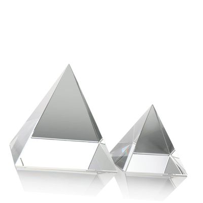 BIUDECO 1pc Pyramid Photo Prism Science Experiment Physics Home Decor Desk Ornament Optical Instrument Rainbow Effect