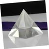 BIUDECO 1pc Pyramid Photo Prism Science Experiment Physics Home Decor Desk Ornament Optical Instrument Rainbow Effect view 2