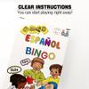 1step2dream Spanish Bingo Game for Kids: Enhancing Learning with Spanish Sight Word Matching Games - Ideal for Classroom & Family | Fun Sightwords Game view 4