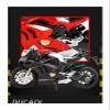 ATXTLWL 1:12 Motorcycle SportBike Racing Model Replica for:Ducati V4S Gift Collection(B) view 2