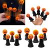 10pcs Funny Bouncing Jumping Pumpkins Spring Birthday Party Decor For Kids Toy Finger Halloween Toy Decoration view 2